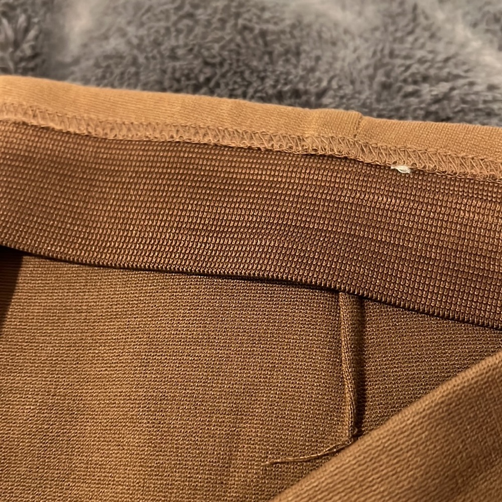 Chico's Tan Straight Leg Pants - Picture 5 of 5